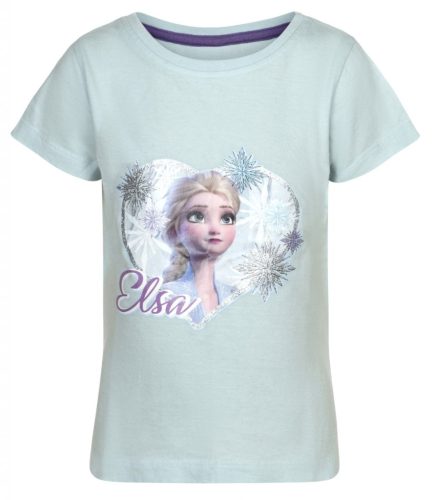 Disney Jégvarázs Elsa gyerek rövid póló, felső 5 -6 év / 110 - 116 cm