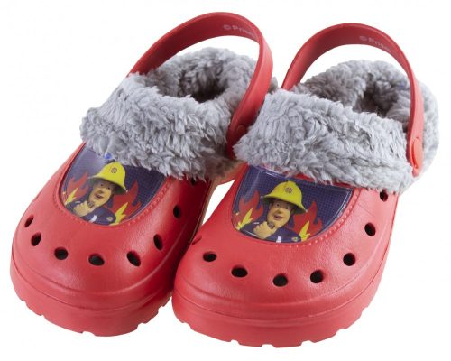 Sam a tűzoltó Red gyerek téli papucs clog 25/26