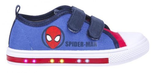 Pókember Blue LED villogó, világító utcai cipő 26