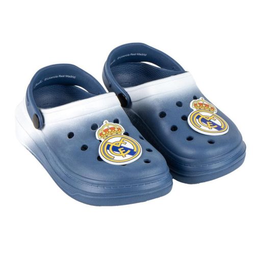 Real Madrid Coat of Arms Blue gyerek papucs, clog 30/31
