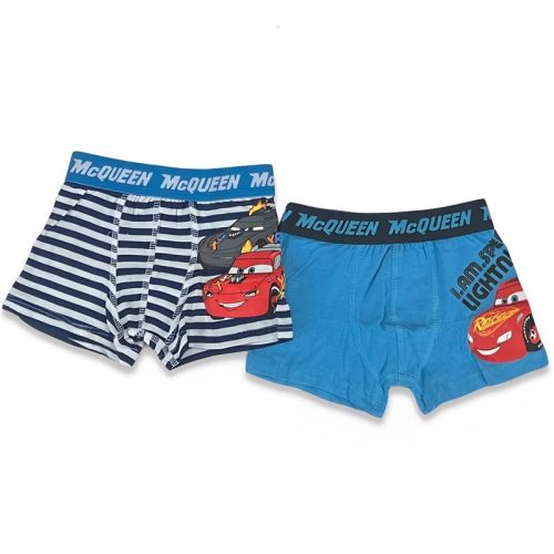 Disney Verdák Speedster gyerek boxeralsó 2 darab/csomag 6 - 8 év / 116 - 128 cm
