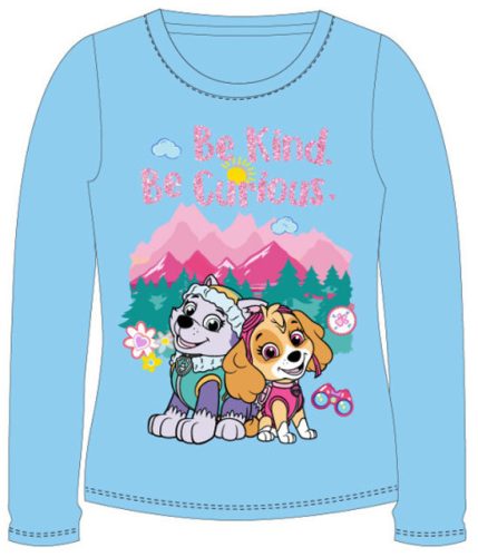 Mancs Őrjárat Be Kind Blue gyerek hosszú póló, felső 8 év / 128 cm