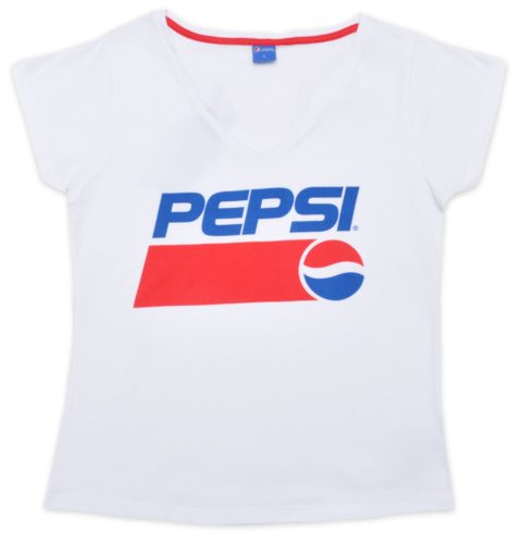 Pepsi White női rövid póló, felső S