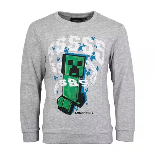 Minecraft Grey gyerek pulóver 10 év / 140 cm