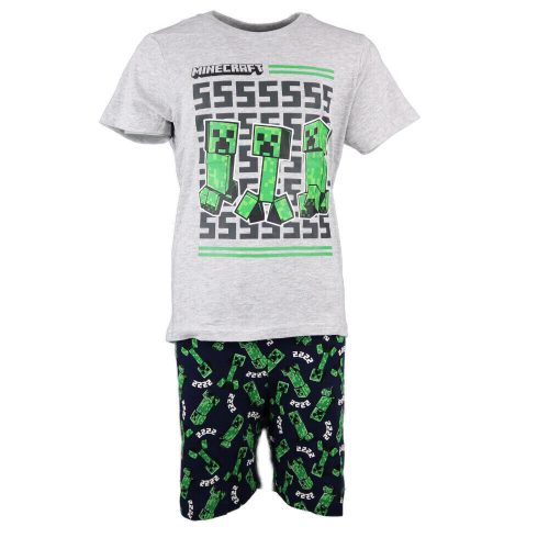 Minecraft Creeper Dreams gyerek rövid pizsama 12 év / 152 cm