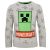 Minecraft Grey gyerek kötött pulóver 8 év / 128 cm