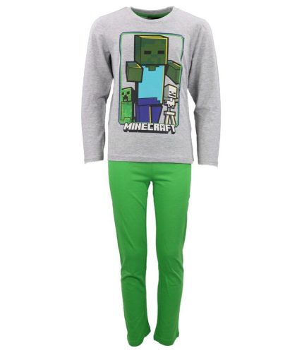 Minecraft Create gyerek hosszú pizsama 11 év / 146 cm