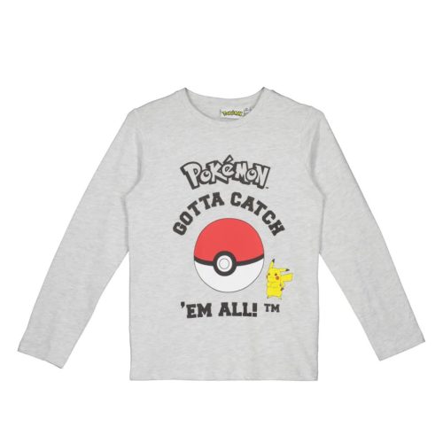 Pokémon Catch gyerek hosszú ujjú póló, felső 8 év / 128 cm