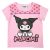 Hello Kitty Kuromi Light Pink gyerek rövid póló, felső 5 év / 110 cm