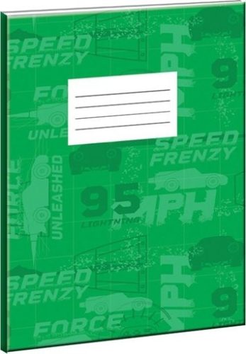Disney Verdák Green Speed B/5 vonalas füzet 50 lapos