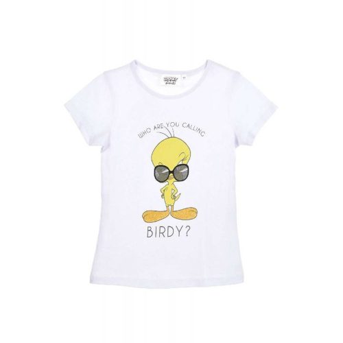 Bolondos dallamok White rövid póló, felső 8 év / 128 cm