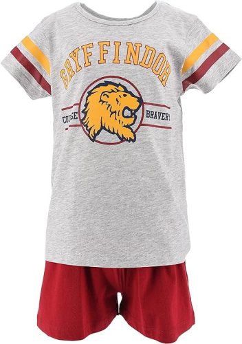 Harry Potter Gryffindor Grey gyerek rövid pizsama 8 év / 128 cm