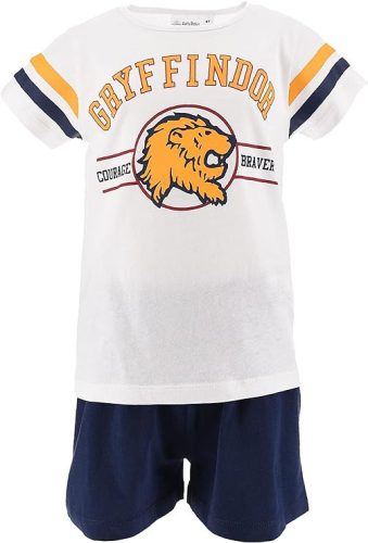 Harry Potter Gryffindor White gyerek rövid pizsama 10 év / 140 cm