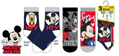 Disney Mickey Crew gyerek zokni 27/30