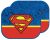 Superman napellenző ablakra 2 db-os