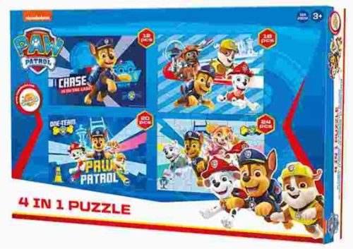 Mancs Őrjárat Team Work puzzle 4 az 1-ben