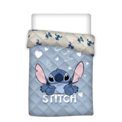 Disney Lilo és Stitch, A csillagkutya steppelt ágytakaró, paplan 140x200cm