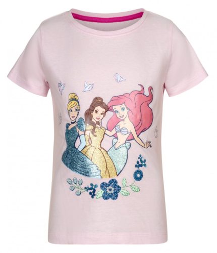 Disney Hercegnők Royal Dreams gyerek rövid póló, felső 3 - 8 év / 98 - 128 cm
