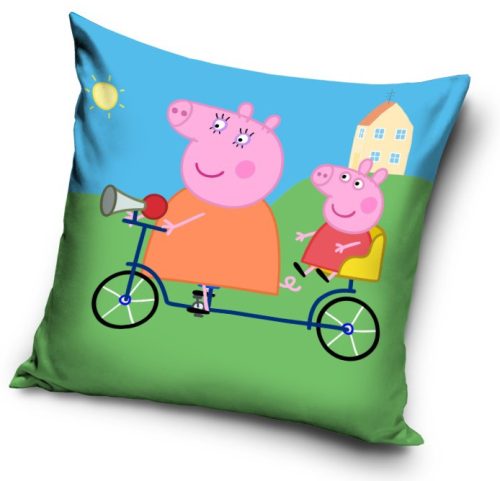 Peppa malac Bicycle párnahuzat 40x40 cm
