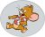 Tom és Jerry Garland formapárna, díszpárna 35 cm