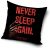 Rémálom az Elm utcában Never Sleep párnahuzat 40x40 cm