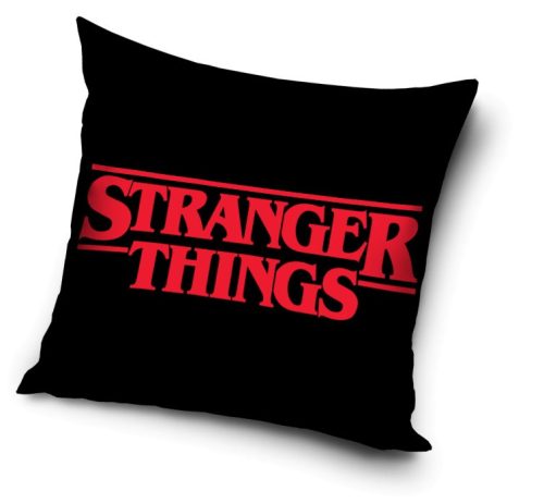 Stranger Things Text párnahuzat 40x40 cm