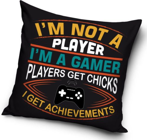 Gamer párna, díszpárna 40 x 40 cm