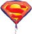 Superman Logo fólia lufi 66 cm