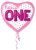 Első születésnap Fun to Be Pink fólia lufi 91 cm