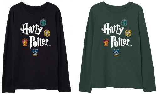 Harry Potter Magic Emblems gyerek hosszú ujjú póló 4 - 9 év / 104 - 134 cm