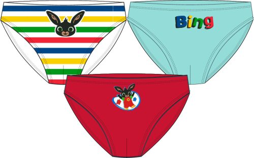 Bing gyerek fehérnemű, alsó 3 darab/csomag 2 - 5 év / 92 - 110 cm