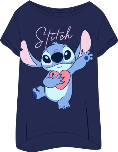 Disney Lilo és Stitch, A csillagkutya Heart női rövid hálópóló S
