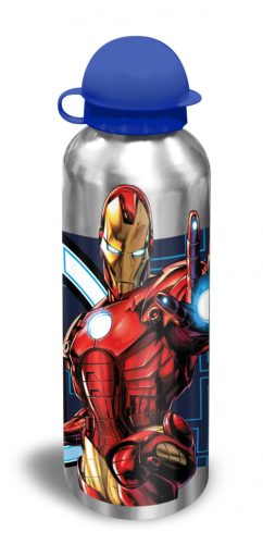 Bosszúállók Team Spirit Iron Man alumínium kulacs ívókupakkal 500 ml
