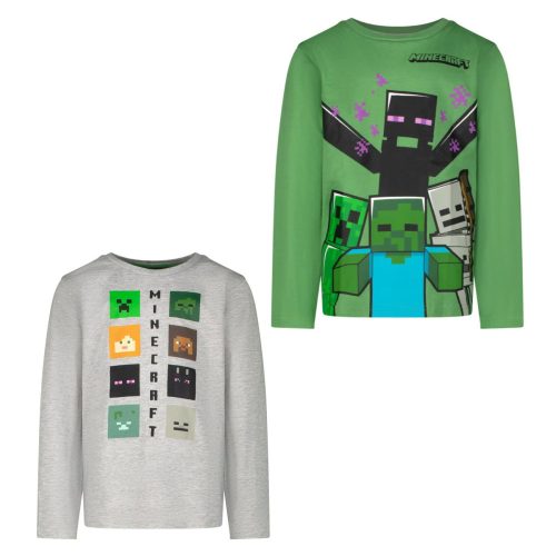 Minecraft Power gyerek hosszú ujjú póló, felső 6 - 12 év / 116 - 152 cm