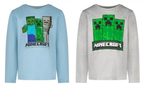 Minecraft Trio gyerek hosszú ujjú póló, felső 6 - 12 év / 116 - 152 cm