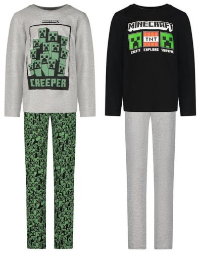 Minecraft Survive gyerek hosszú pizsama 6 - 12 év / 116 - 152 cm