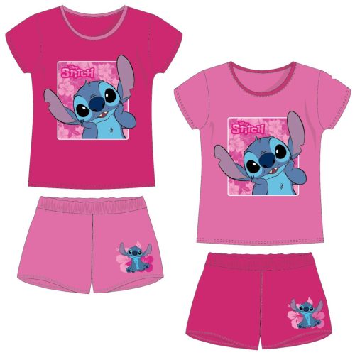 Disney Lilo és Stitch, A csillagkutya Surprised gyerek rövid pizsama 3 - 8 év / 98 - 128 cm