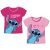 Disney Lilo és Stitch, A csillagkutya Surprised gyerek rövid póló, felső 3 - 8 év / 98 - 128 cm