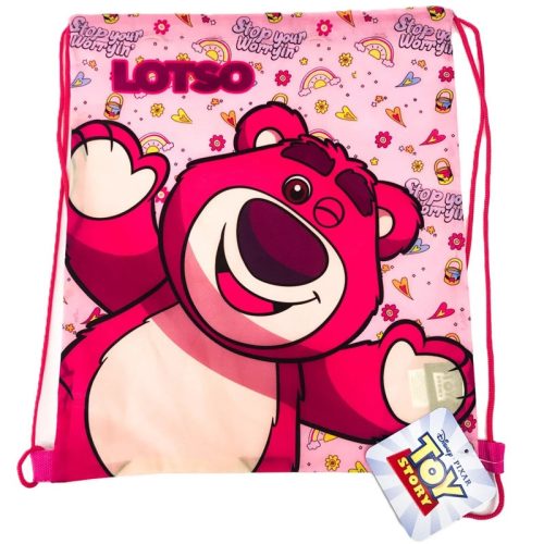 Disney Játékháború Lotso sporttáska, tornazsák 40 cm