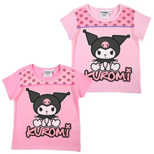 Hello Kitty Kuromi gyerek rövid póló, felső 3 - 8 év / 98 - 128 cm