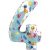 Peppa malac Blue 4-es szám fólia lufi 66 cm