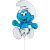 Hupikék törpikék Jokey mini fólia lufi 35 cm (WP)