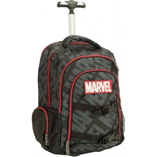 Marvel Black gurulós iskolatáska, táska 46 cm