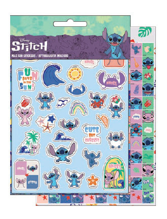  Disney Lilo és Stitch, A csillagkutya Cool 600 darabos matrica szett