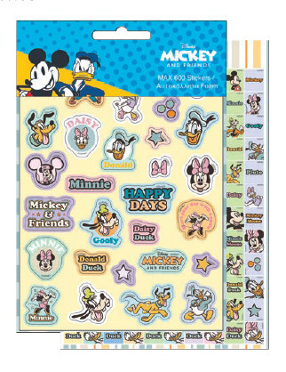  Disney Mickey Friends 600 darabos matrica szett