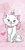Disney Marie Aristocat fürdőlepedő, strand törölköző 70x140cm