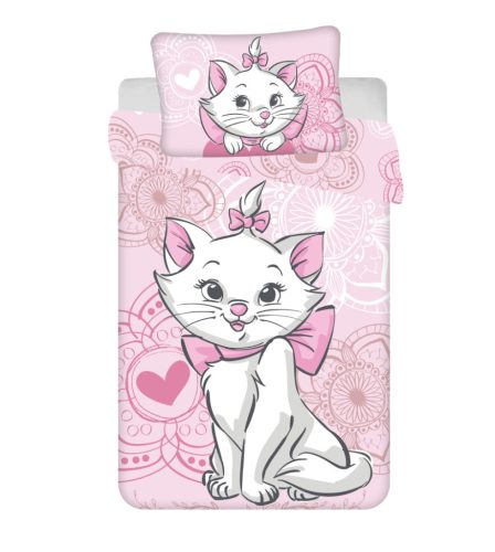 Disney Marie Aristocat gyerek, ovis ágyneműhuzat 100×135 cm, 40×60 cm