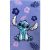 Disney Lilo és Stitch, a csillagkutya Purple kéztörlő, arctörlő, törölköző 30x50cm