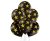 Csillagos Black Star léggömb, lufi szett 6 db-os 30 cm (12 inch)
