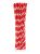 Piros Red Polka Dots papír szívószál 24 db-os
